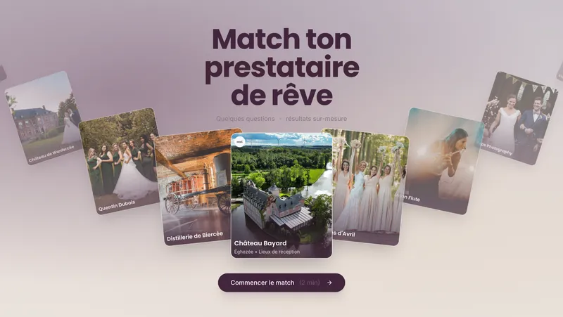 Des mariés qui vous correspondent